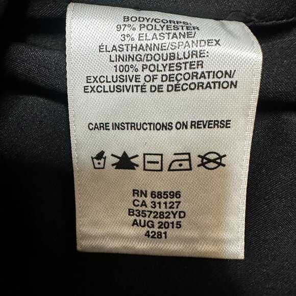 DKNYC Black Sequin Scoop Neck Sheath Dress Women 6 Evening Glam Sparkle Luxe NWT - Picture 7 of 8